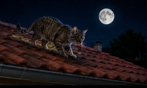Cómo ahuyentar gatos del techo sin tener que subir: 6 métodos 2 Cómo ahuyentar gatos del techo sin tener que subir: 6 métodos 1